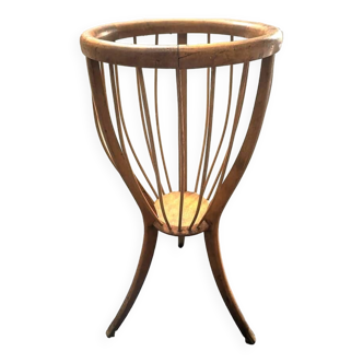 Former worker basket serving piece of professional furniture fruit wood support early 1900