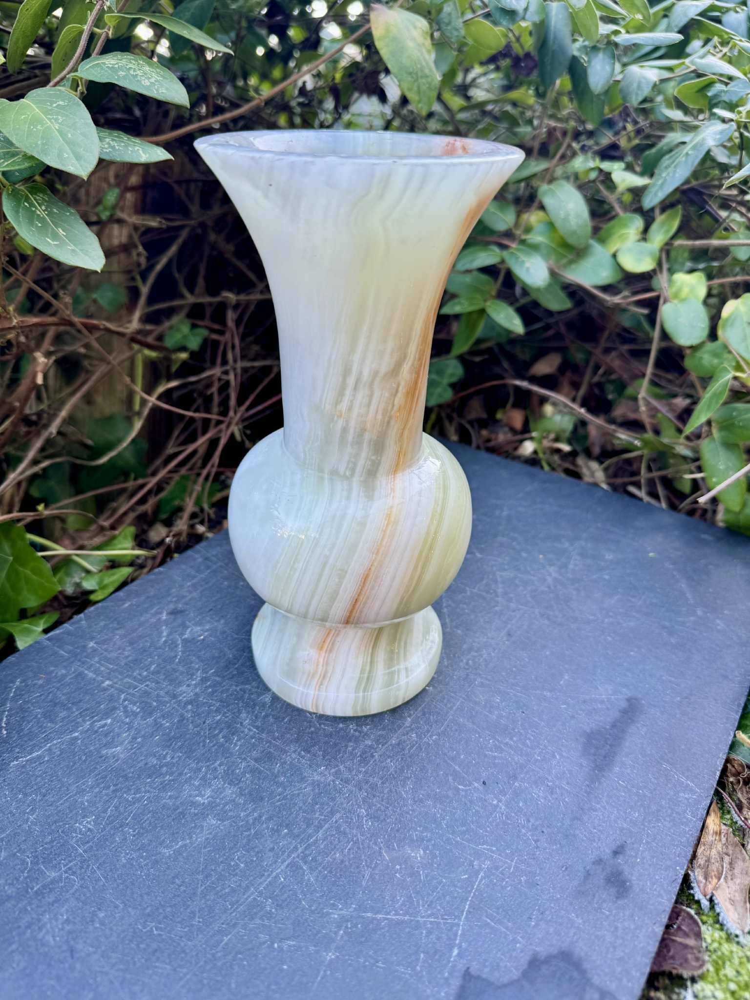 Large onyx vase Italy 1960s