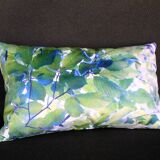 "Bluish" velvet cushion