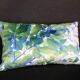Coussin en velours “Bleutée”