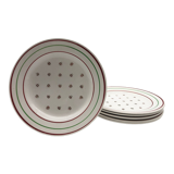 6 Dessert plates "K.G Lunévilles"