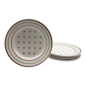 6 Dessert plates "K.G Lunévilles"