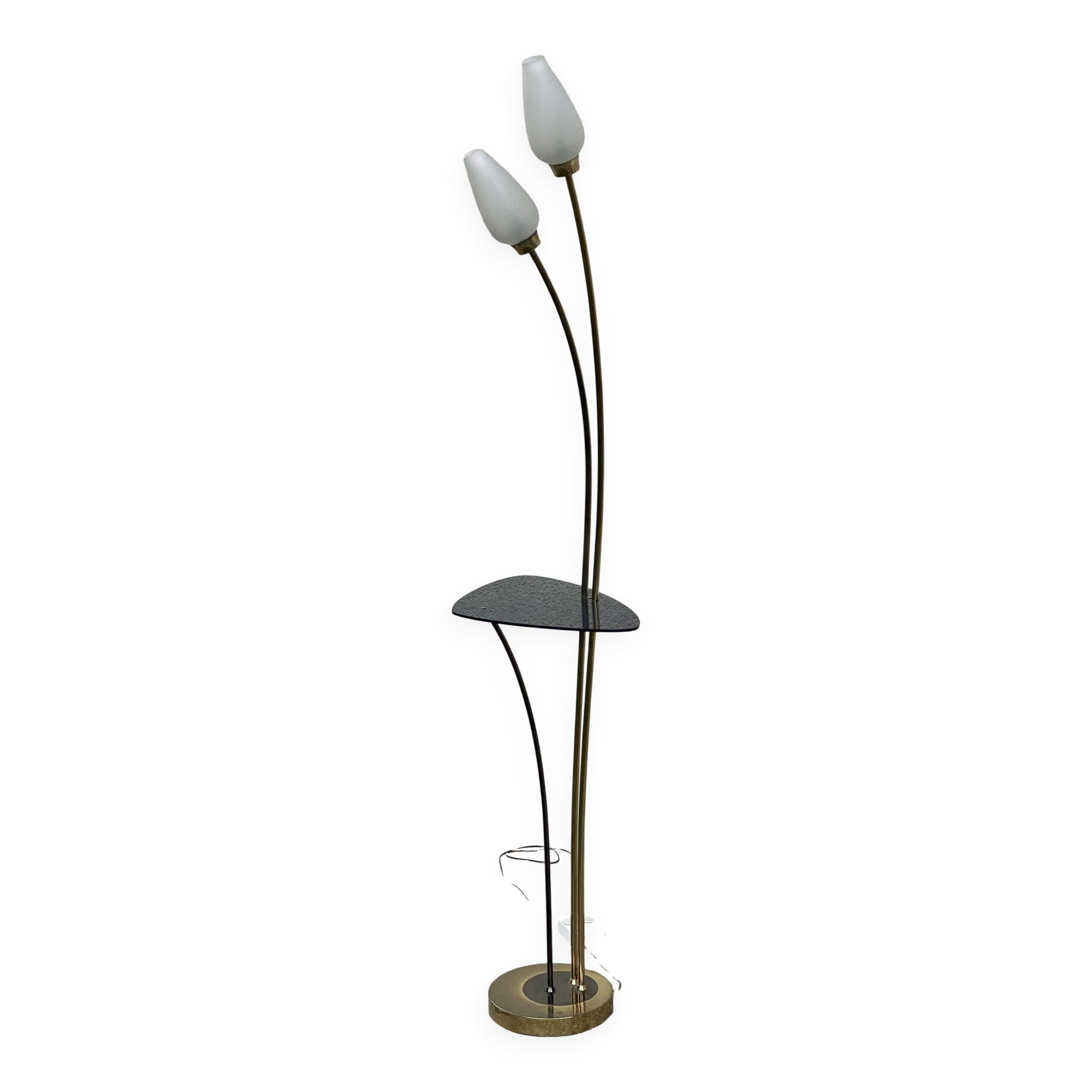 Arlus vintage 1950 reed floor lamp