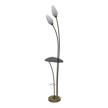 Arlus vintage 1950 reed floor lamp