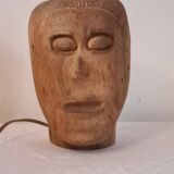 Art brut anthropomorphic lamp