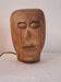 Lampe anthropomorphe art brut
