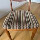2 teak and velvet chairs - Denmark 1950s/60s