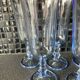 Blue glass flutes