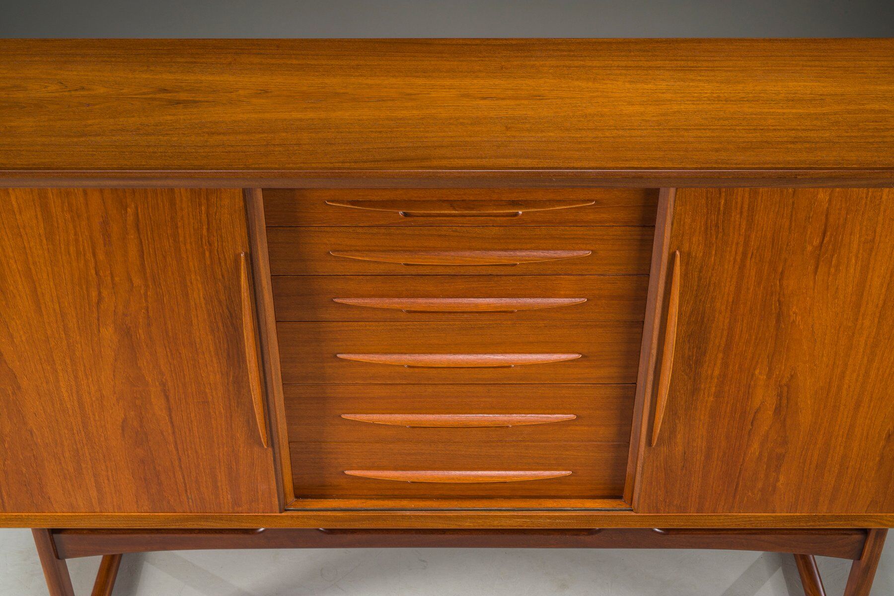 Danish teak sideboard by Arne Vodder for Vamo Sønderborg, 1960s