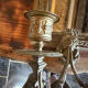 Pair of antique mirror candle holders in Louis XVI / Napoléon III style.