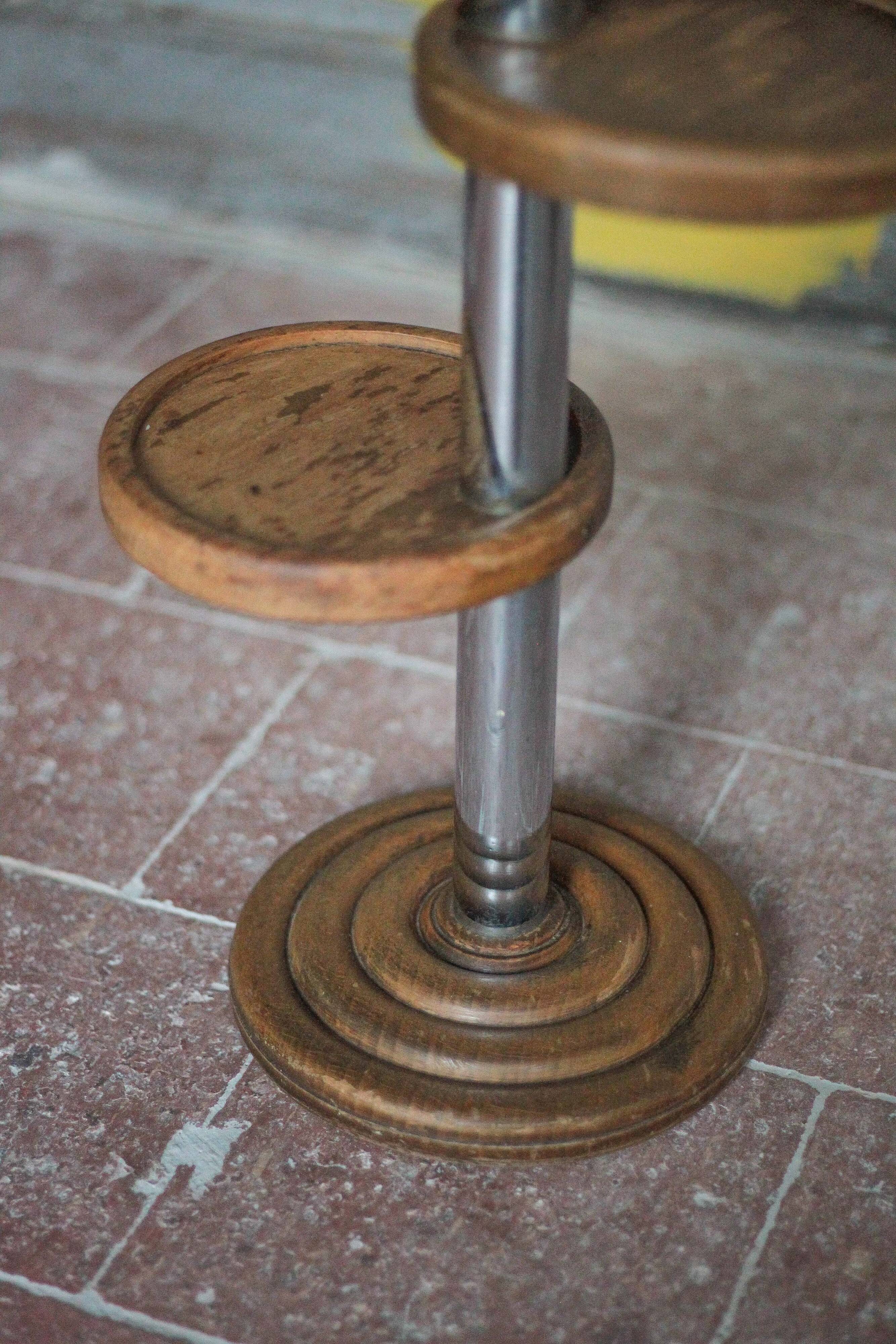 Vintage ashtray, art deco standing ashtray, or side table