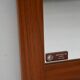Scandinavian vintage teak mirror from 1960s