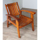 Vintage wooden armchair 1950