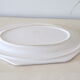 Octagonal dish Niderviller, Magnolia pattern, 1980, vintage