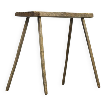 Ancien table de travail primitive Wabi Sabi
