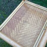 Vintage rattan chiffonier