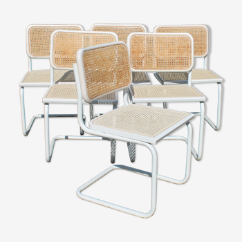 Lot de 6 chaises B32 Marcel Breuer