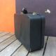 Valise vintage skaï noir