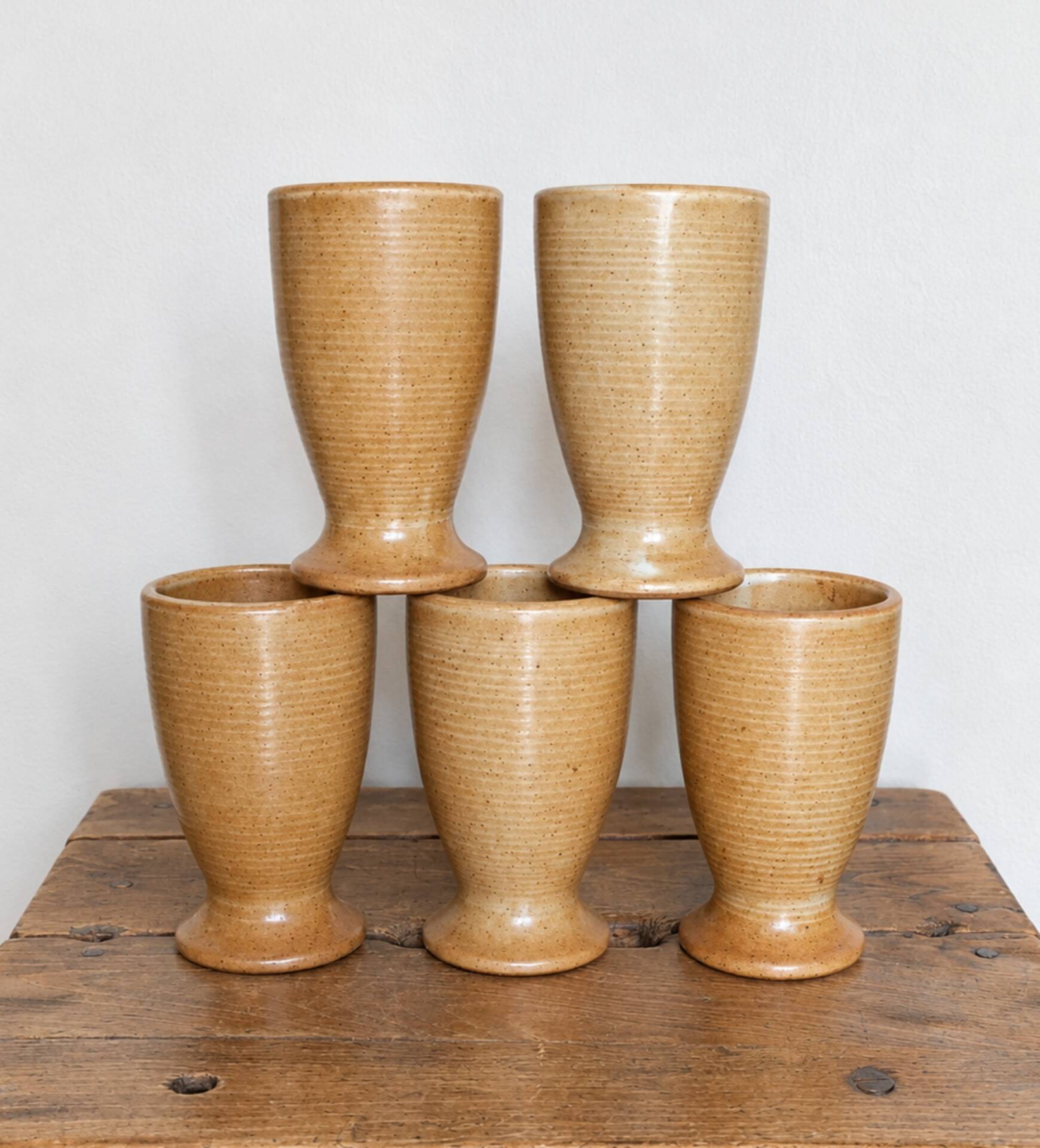 Set of 5 mazagrans • Grès Village