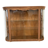 Walnut veneer display cabinet 1956