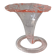 Pretty trumpet vase, in blown pink glass