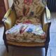 Paire de fauteuils bergère style louis XVI