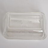 Duralex glass butter dish
