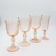 6 verres à eau Rosaline