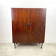 Rosewood cabinet with hairpin legs