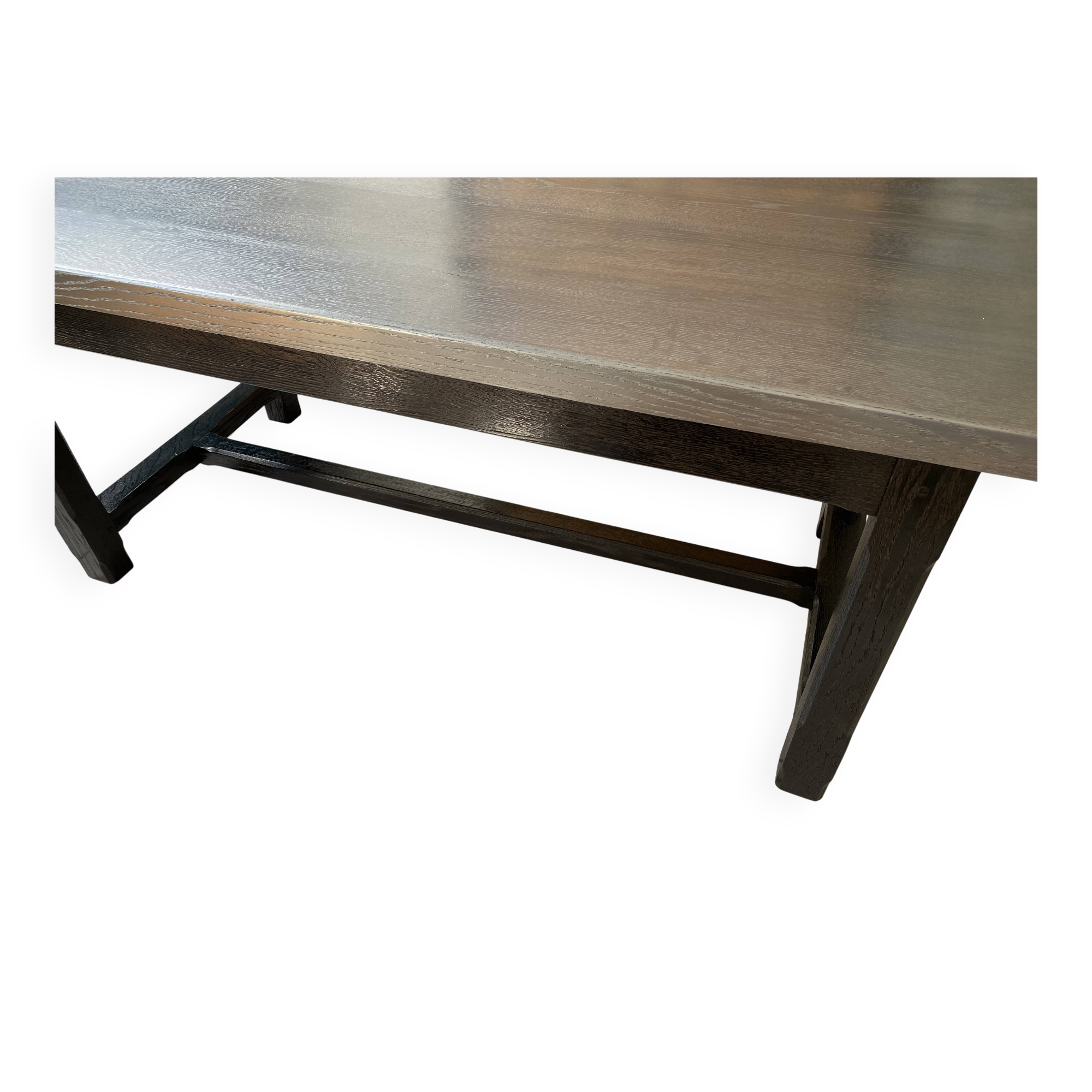 Restored solid oak farmhouse table