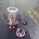 Coffee or tea service in enameled ceramic by Marius Giuge, artisan potter in Vallauris,