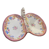 Minton English porcelain double display