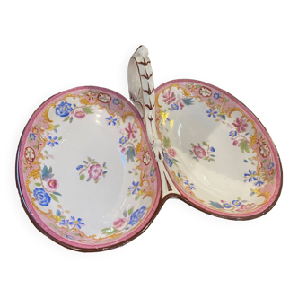 Minton English porcelain double display