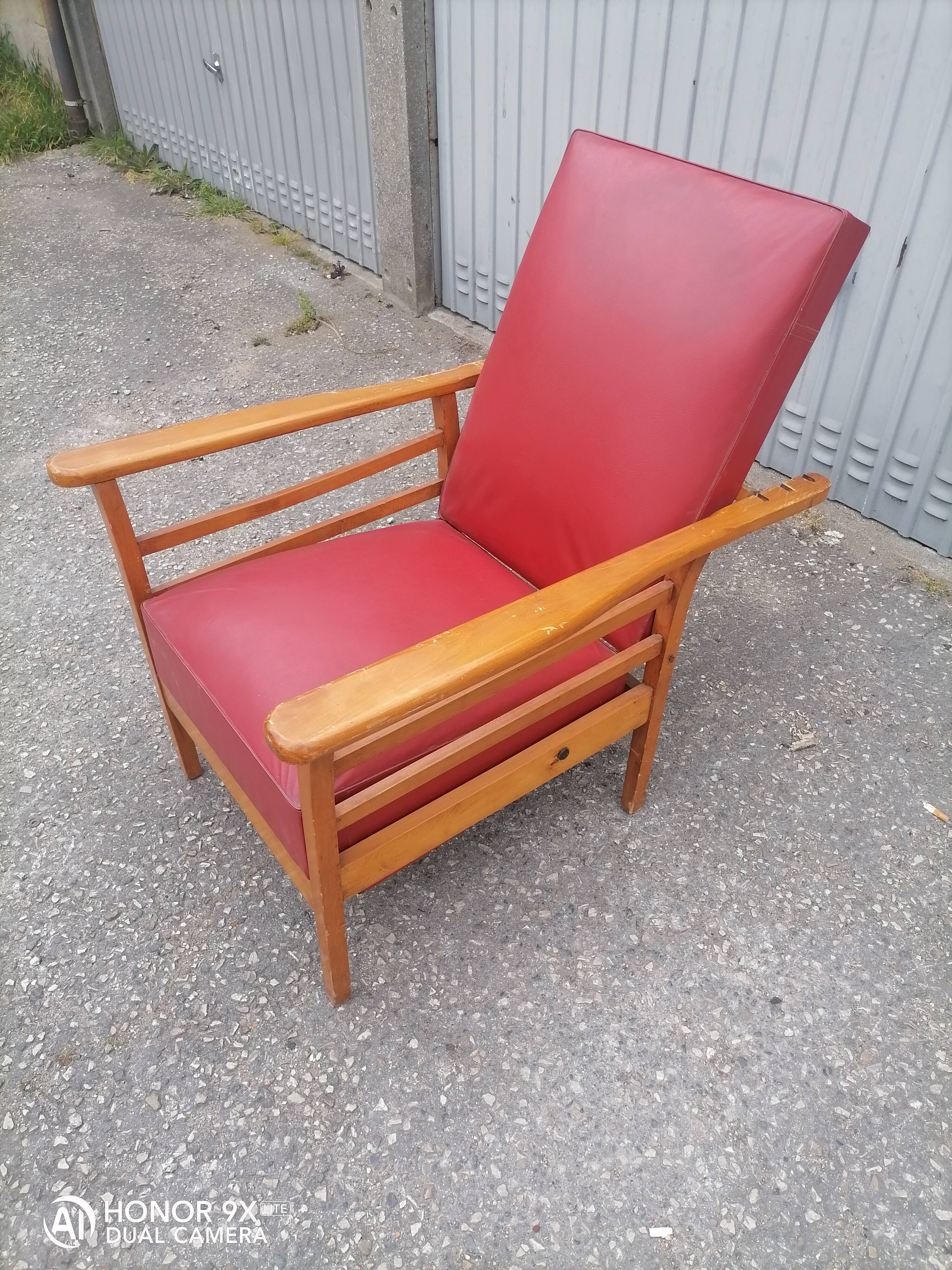 Fauteuil morris vintage 1950