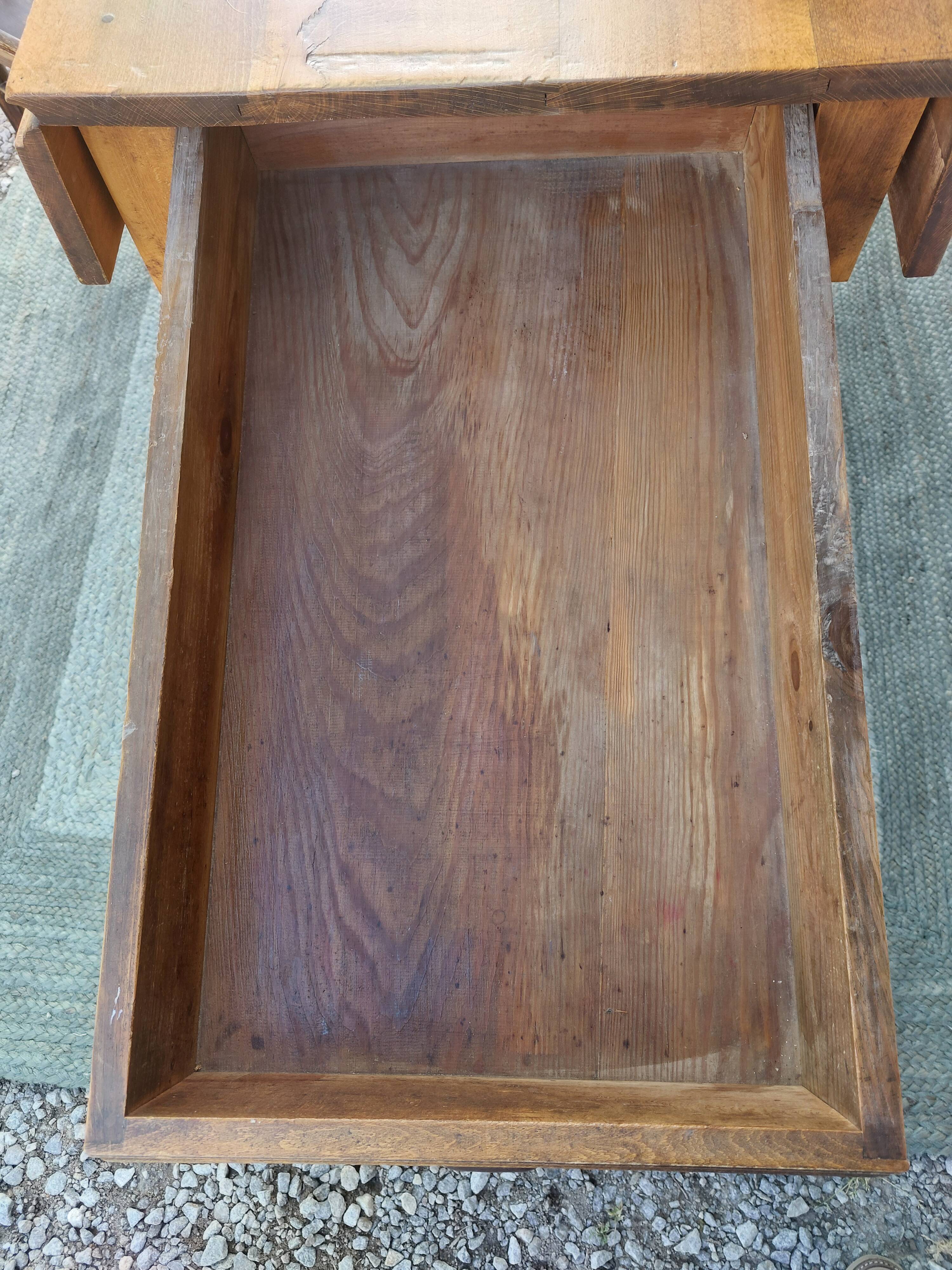 wooden table with extensions