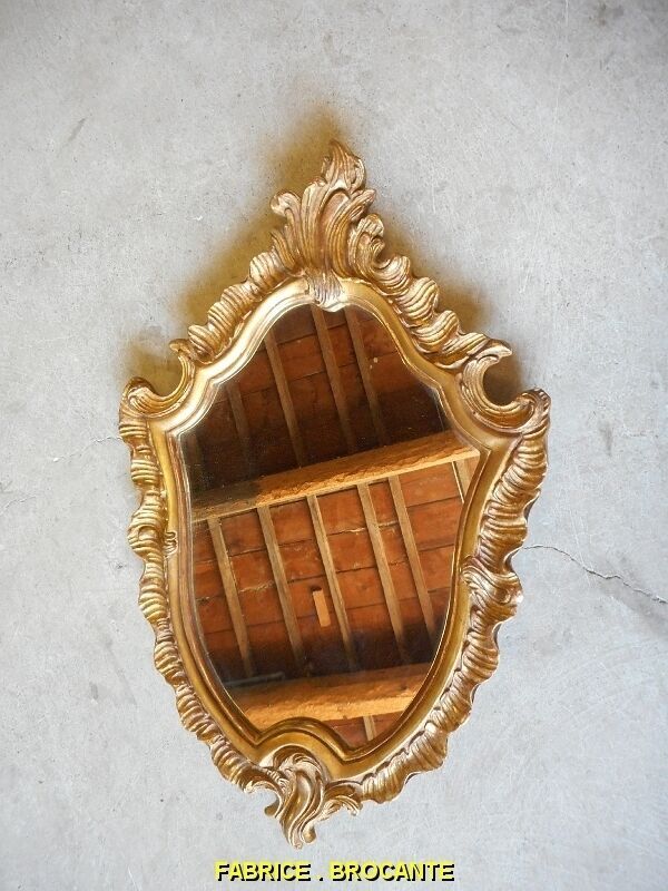Mirror wooden frame dore louis XV