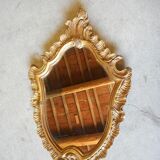 Miroir cadre en bois dore louis XV