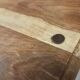 Large solid wood dining table