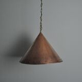 Cone shaped handmade pendant from Denmark, 1970s