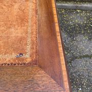 Louis XVI desk in wood and leather from the 19th century