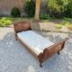 Bench, Rest Bed In Mahogany With Swan Neck Empire Style XIX Eme Century