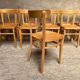 13 chaises bistrot vintage en bois 1950 1960