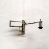 Steel Wall Lamp by Goffredo Reggiani for Reggiani, Italy, 1970s