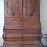18th century double body walnut desk