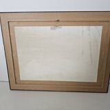 Oil painting on panel, landscape of Île Sainte-Marguerite, signed R. Manou