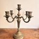 Candelabrum 5 Lights Bronze Brass Louis XVI Neoclassical Style