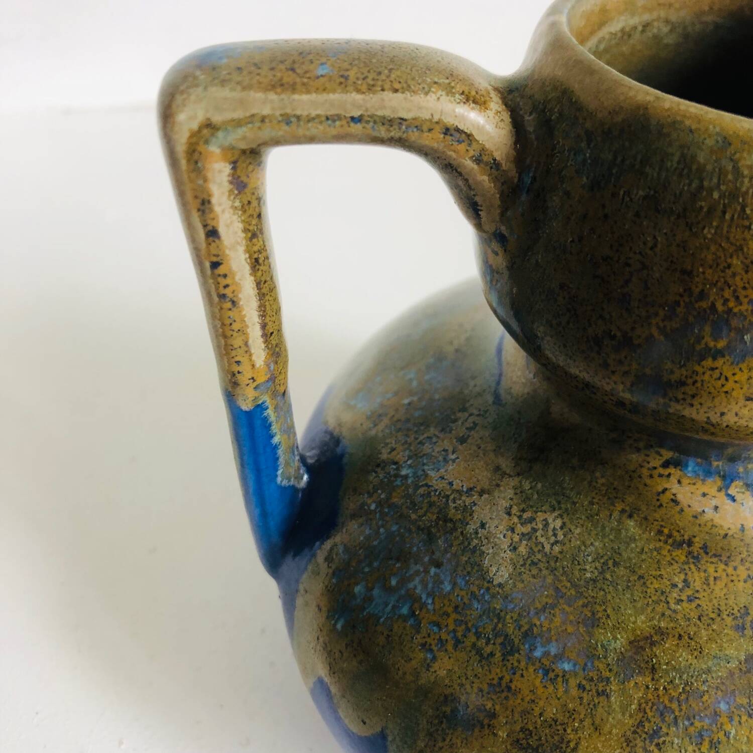 Art Deco stoneware vase signed Alpho by Alphonse Mouton