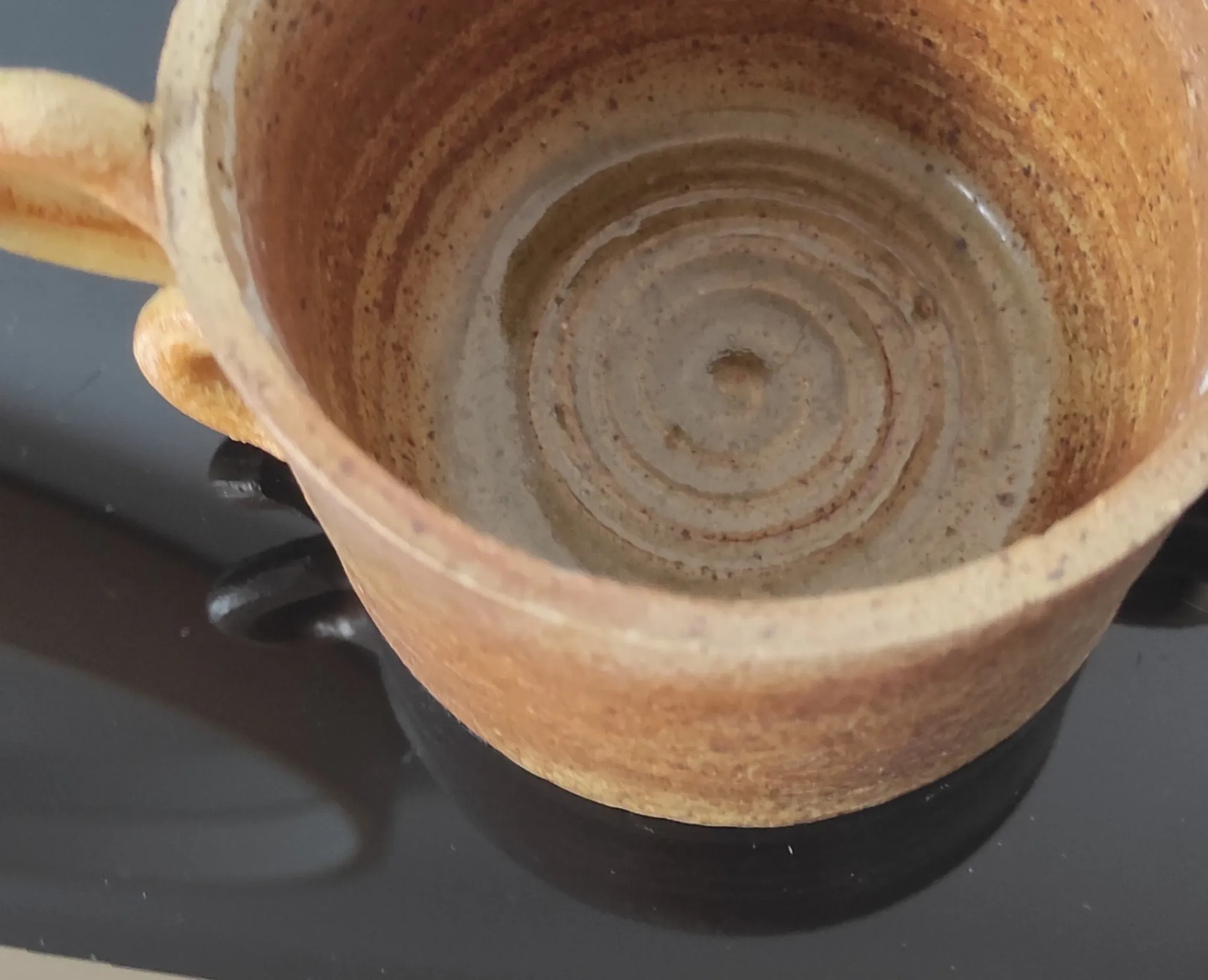 Artisanal vintage stoneware bowl