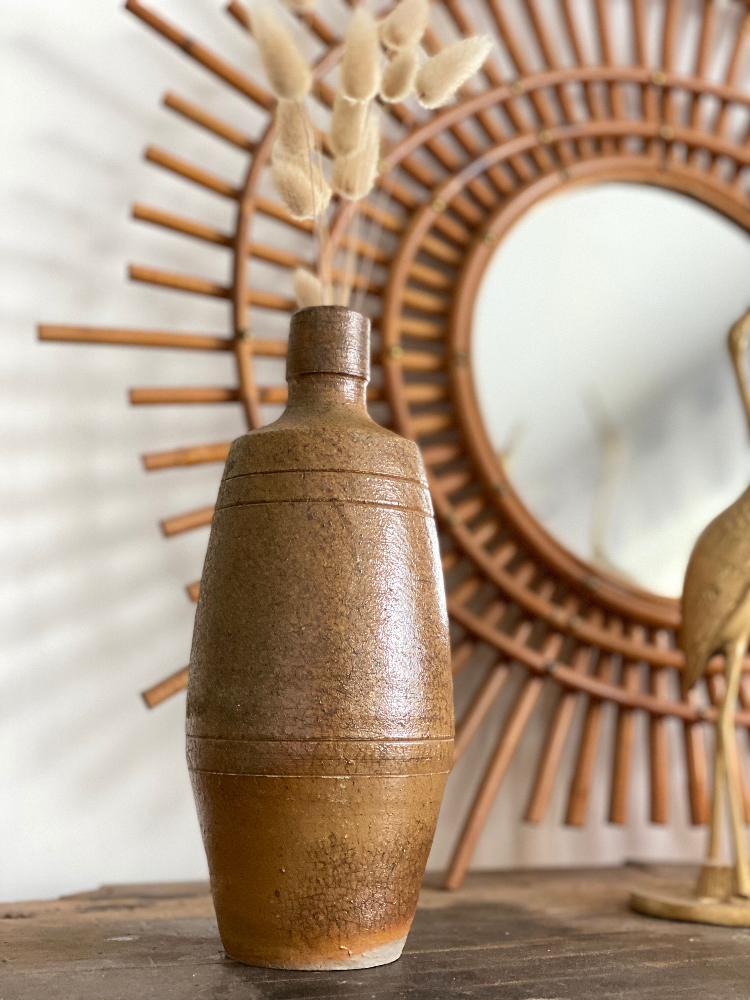 Vintage stoneware vase