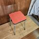 Tabouret en formica rose 1960